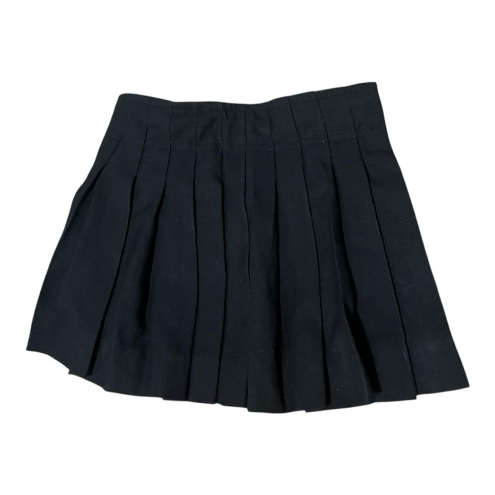Crewcuts Girls Size 3 Pleated Skirt Black Adjustable Waist